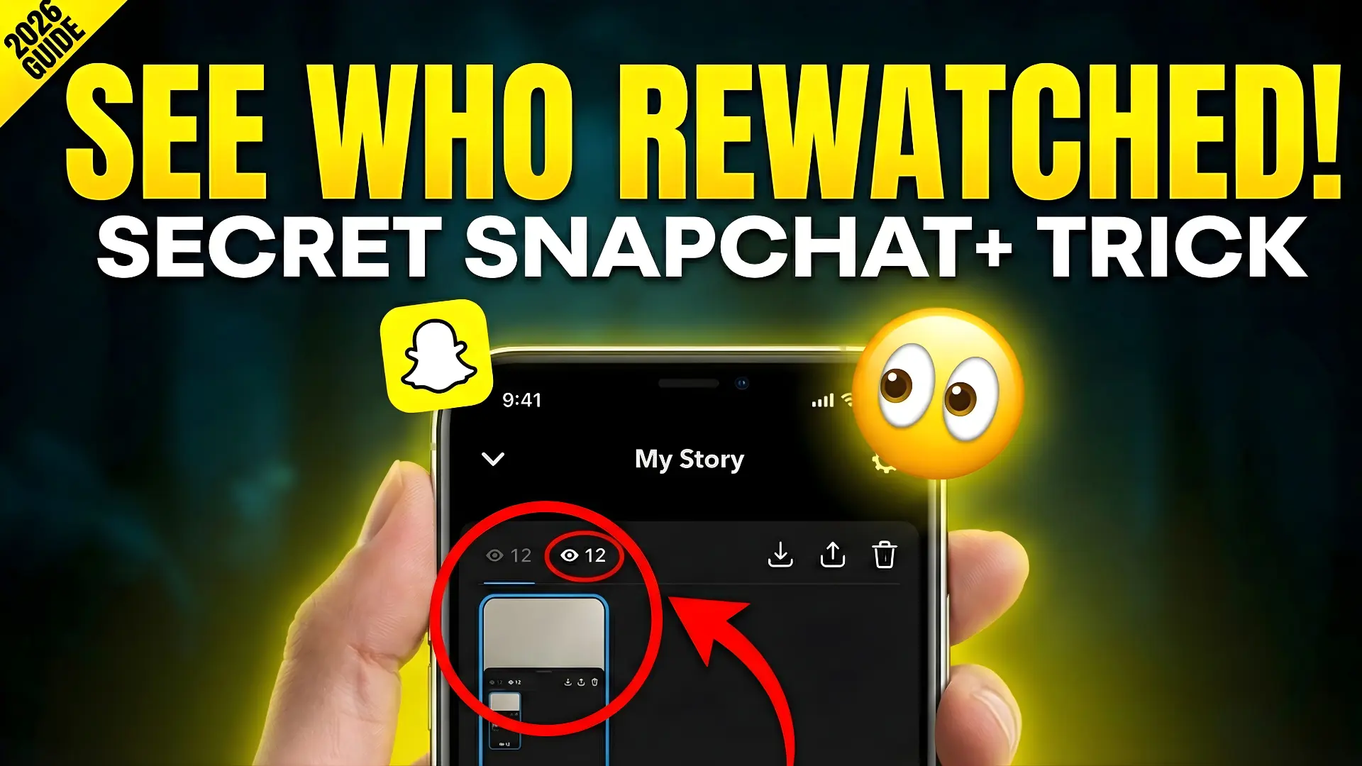 How to Know If Someone Rewatched Your Snapchat Story - Snapchat+ Guide 2026