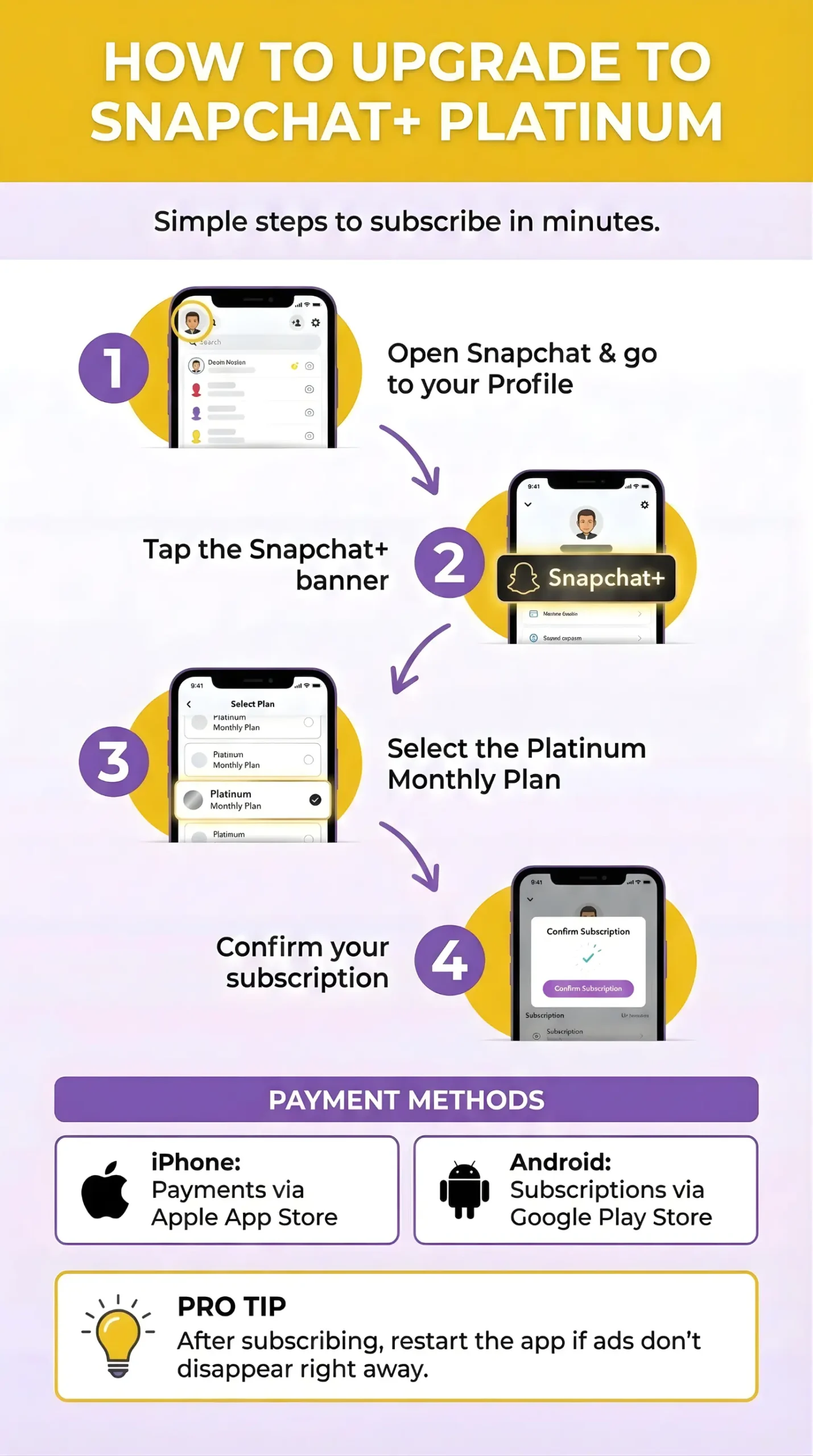 How to Upgrade to Snapchat+ Platinum