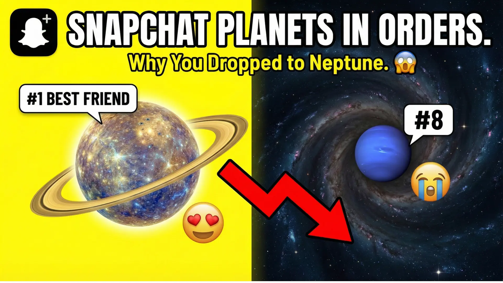 Snapchat Planets In Order - How Friend Solar System and Snapchat+ Features Work