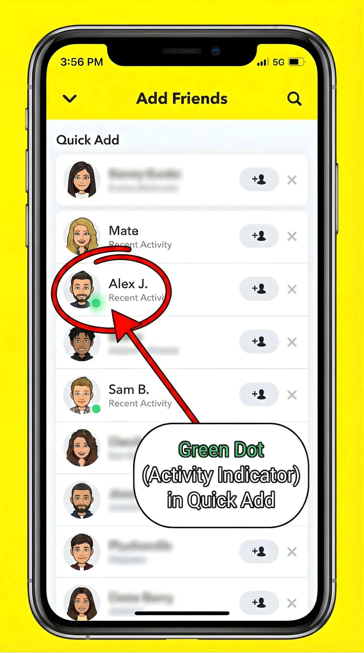 What is the Green Dot on Snapchat?